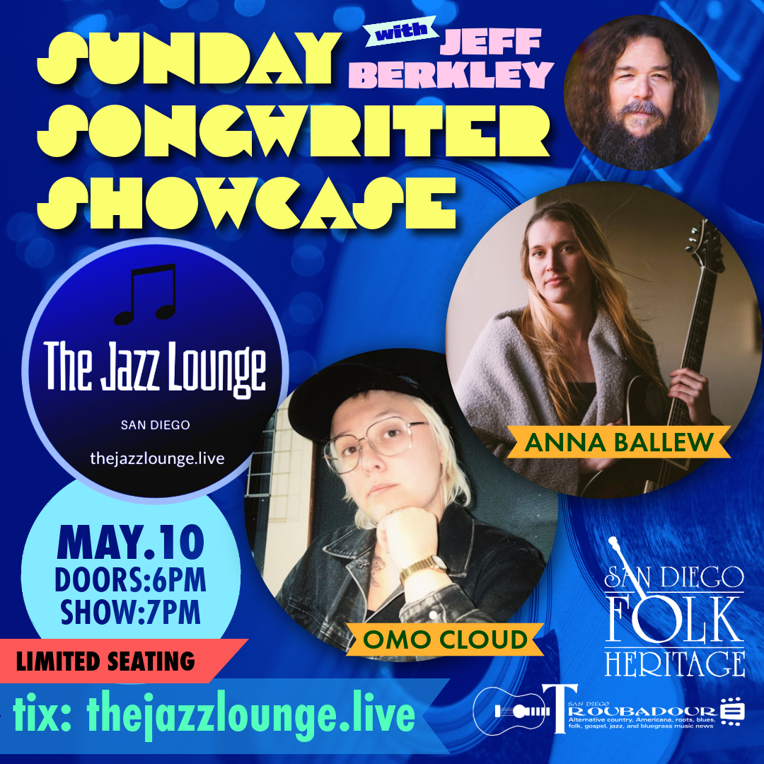 Sunday Songwriter Showcase hosted by Jeff Berkley
